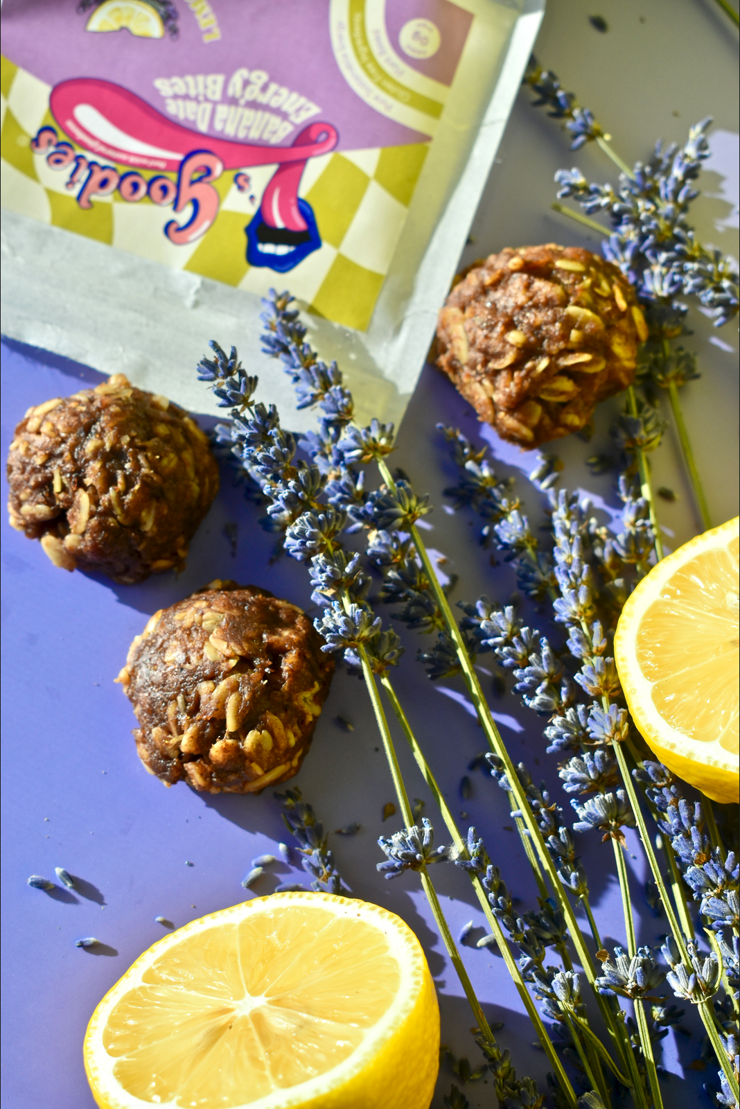 Lemon Lavender Energy Bites